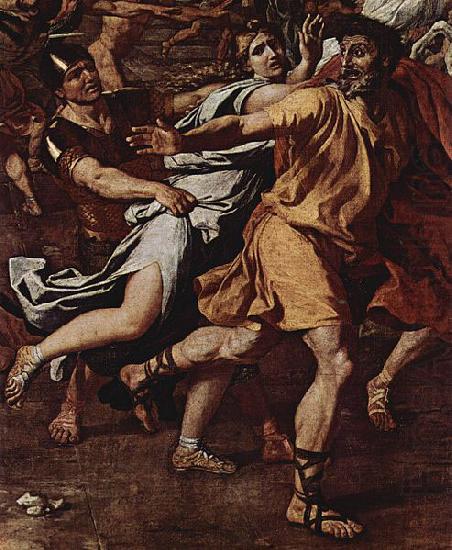 Der Raub der Sabinerinnen, Detail, Nicolas Poussin